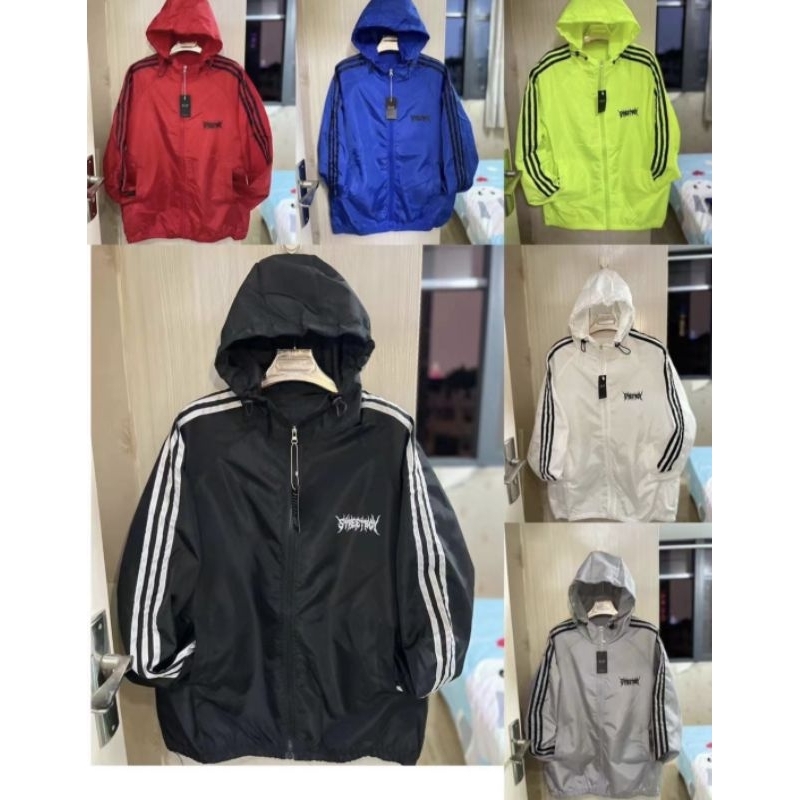 เสื้อแขนยาวผ้าร่มสินค้าขายดีใส่ได้ทั้งชายหญิงมีขนาดเดียวเป็นฟรีไซส์อก44