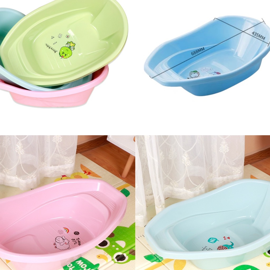 อ่างอาบน้ำเด็ก อ่างเด็ก อ่างอาบน้ำ เคลื่อนย้ายสะดวก ทำจากพลาสติกคุณภาพ