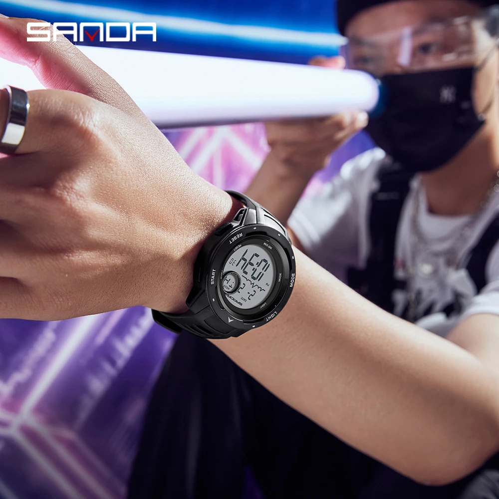 🚛ส่งไว ประกัน👍ศูนย์ไทย  1 ปี นาฬิกาSanda แท้ รุ่น 2125 นาฬิกาของSport กันน้ำ 50M