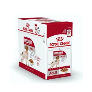 Royal Canin Medium Adult [85g.X12ซอง] อาหารเปียกสำหรับสุนัขโต พันธุ์กลาง