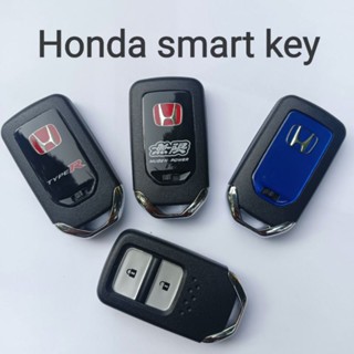 กุญแจ Honda 2ปุ่ม กรอบรีโมท smart key honda 2ปุ่ม พร้อมก้านกุญแจ (เฉพาะกรอบไม่มีวงจร)