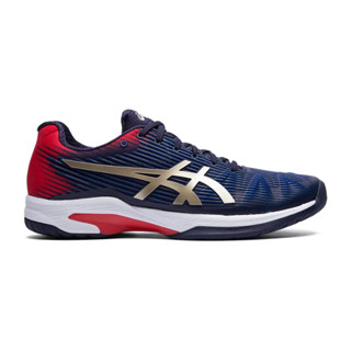 Asics รองเท้าเทนนิสผู้ชาย Solution Speed FF | Peacoat/Champagne ( 1041A003-403 )