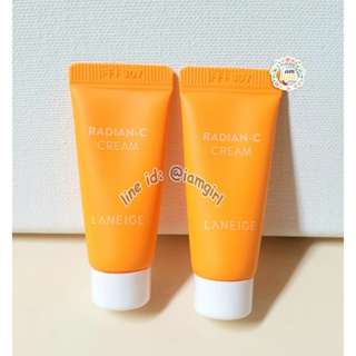 Laneige Radian-C Cream 7ml. เผยผิวหน้ากระจ่างใส เปล่งประกายอย่างไร้ที่ติ กับมอยส์เจอไรเซอร์บำรุงผิว