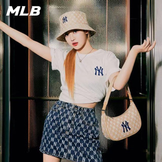 🔥 พร้อมส่ง 🔥 ของแท้💯% กระเป๋าNY MLB JAQUARD MONOGRAM HOBO BAG กระเป๋าถือ กระเป๋าสะพายข้าง