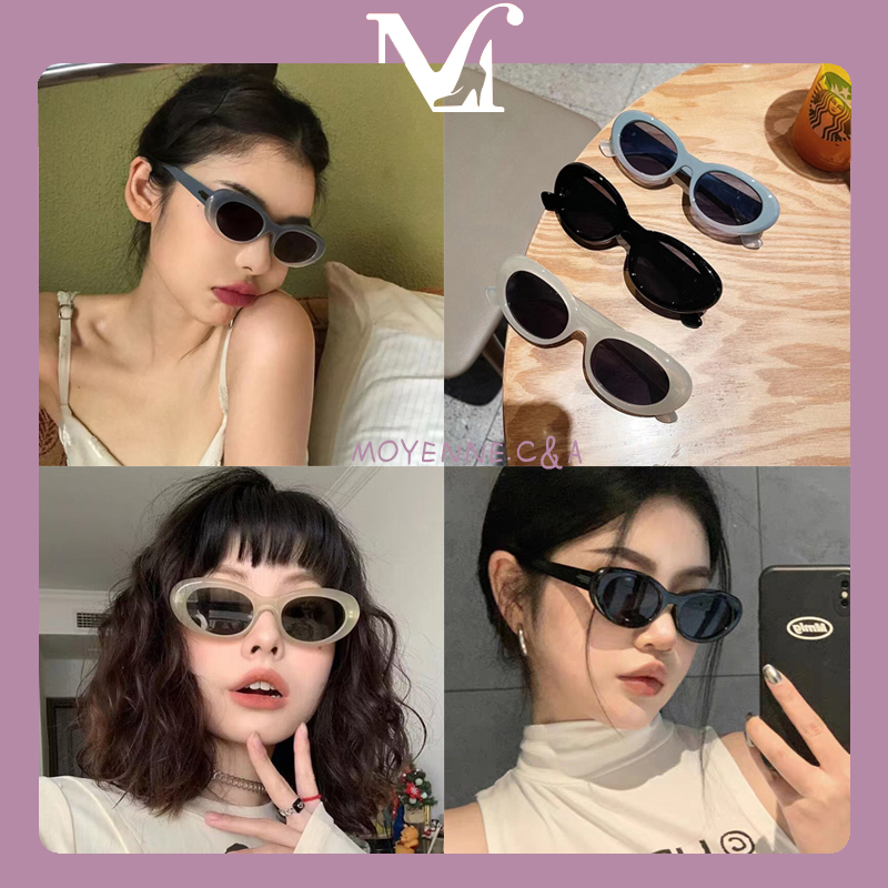 แว่นกันแดดวินเทจ กรอบสี่เหลี่ยมป้องกันรังสี แว่นกรองแสง แว่นกันแดดแฟชั่นจัดส่งจากประเทศไทย