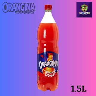 Orangina Rouge sparkling Blood Orange 1.5L เครื่องดื่มน้ำอัดก๊าซรสส้ม ออเรนจิน่า โร็ค น้ำส้ม อัดก๊าซ น้ำผลไม้ รสส้ม 1500