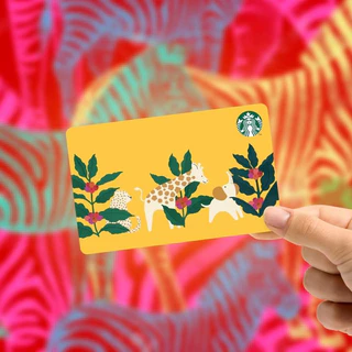 บัตร Starbucks ลาย Summer Safari 2023 / บัตรเปล่า