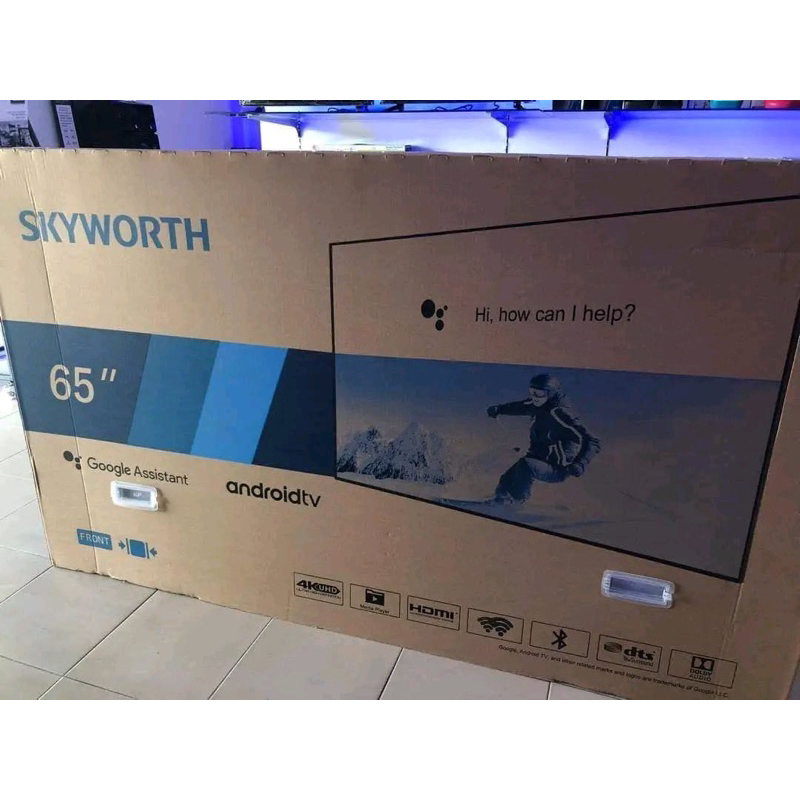 Skyworth Smart android TV 4k UHD android 65 inches