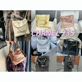 💯 100%ของแท้ CHANEL2023S ฤดูใบไม้ผลิใหม่มินิกระเป๋าสะพายข้าง