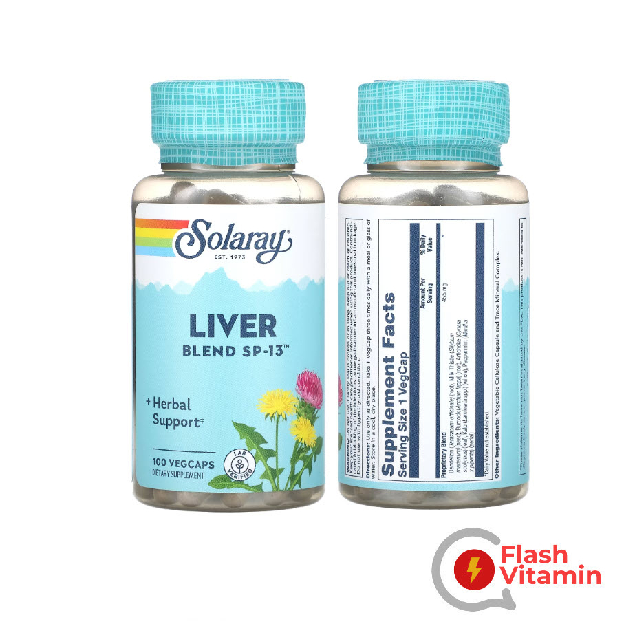 < พร้อมส่ง > Solaray, Liver Blend บำรุงตับ /  Kidney Blend บำรุงไต / Prostate บำรุงต่อมลูกหมาก / Heart บำรุงหัวใจ - รูปที่ 2