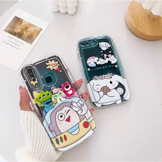 ✅เคสนิ่มใส ลายการ์ตูนนูน ขอบมนสำหรับรุ่น ไอโฟน 6 7 6plus 7plus i11 วีโว้ Y15s Y16 Y17 Y20 Y21 Y22 Y35