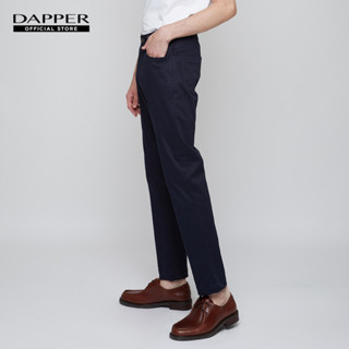 DAPPER กางเกงลำลอง แบบ 5-Pockets ทรง Comfort-Fit สีกรมท่า (TC2N1602SP)