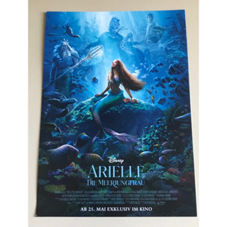 Handbill (แฮนด์บิลล์) หนัง “The Little Mermaid” ใบปิดจากประเทศเยอรมัน แผ่นหายาก ราคา 250 บาท