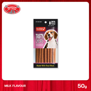 [MANOON] SLEEKY Tasty Chews-Stick Milk Flavour สลิคกี้ เทสตี้ ชิว สติ๊ก รสนม 50 กรัม