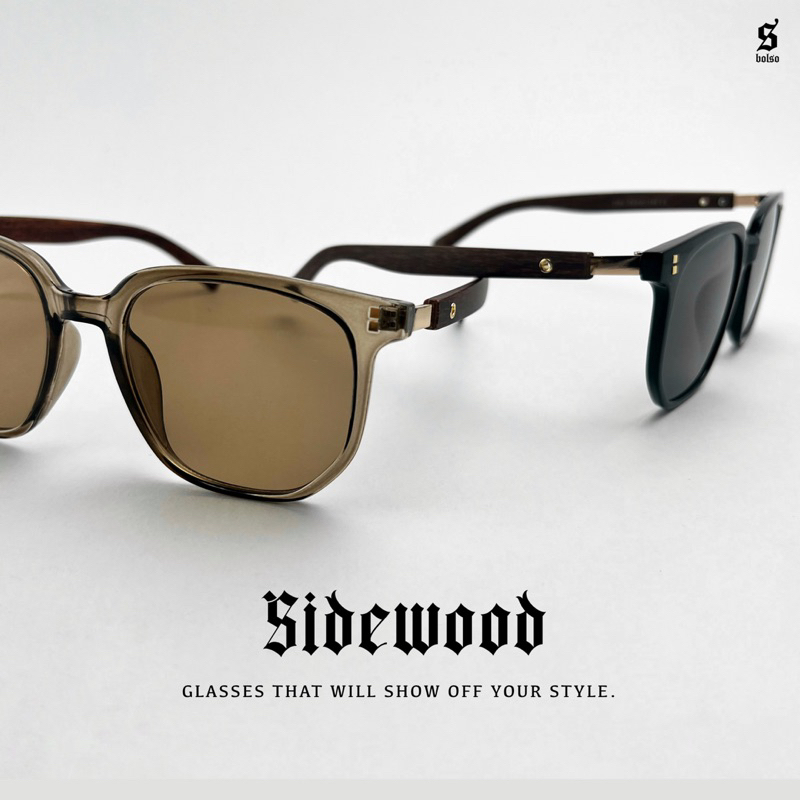 BOLSO แว่นกันแดด รุ่น Side Wood