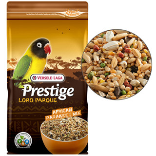 Prestige African Parakeet mix อาหารนกพารากีตแอฟริกัน ธัญพืชรวมสำหรับนกเลิฟเบิร์ด (1kg), Versele Laga  เลิฟเบิร์ด ฟอฟัส