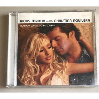 ซีดีซิงเกิ้ล ลิขสิทธิ์ มือ 2 สภาพดี...299บาท "Christina Aguilera+Ricky Martin"ซิงเกิ้ล"Nobody Wants to Be Lonely"