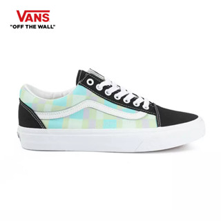 VANS OLD SKOOL - PASTEL PICNIC PURPLE PLAID รองเท้า ผ้าใบ VANS ชาย หญิง