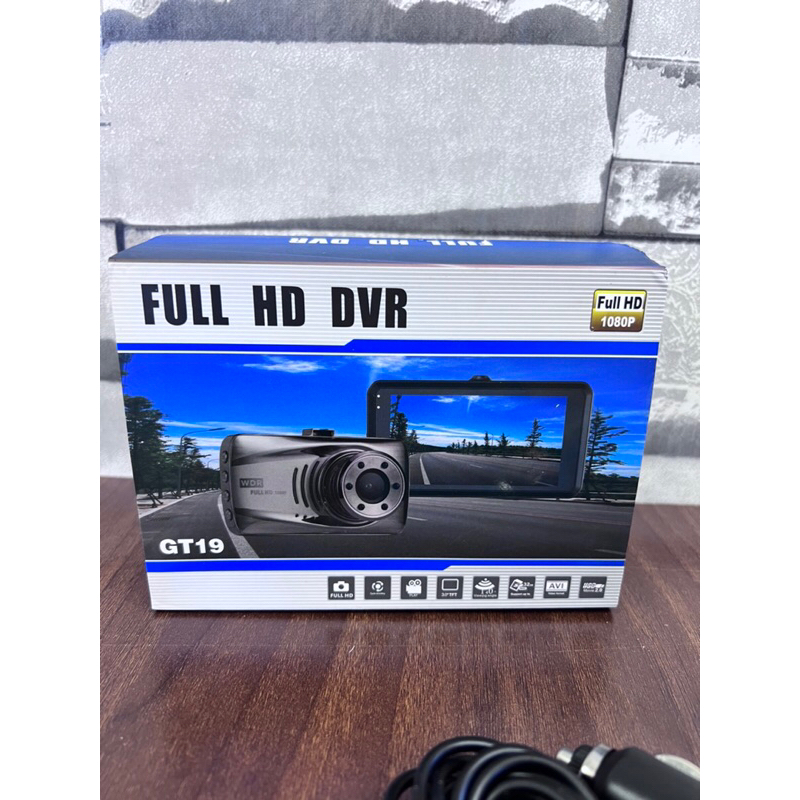 พร้อมส่งค่ะกล้องติดรถยนต์ Vehicle BlackBox DVR  FULL HD 1080P หน้าจอ 3 นิ้ว มีอินฟาเรด 6 ดวง รุ่น GT19