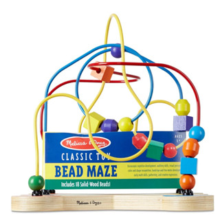 [ใหญ่ 31x29x29cm] รุ่น 2281 เมซลูกเลื่อนรุ่นดีลักษ์ ขนาดใหญ่ เขาวงกต Melissa &amp; Doug Bead Maze รีวิวดีใน Amazon USA ไม่มีชิ้นส่วนหลุดได้ มาลิซ่า 1 ขวบ