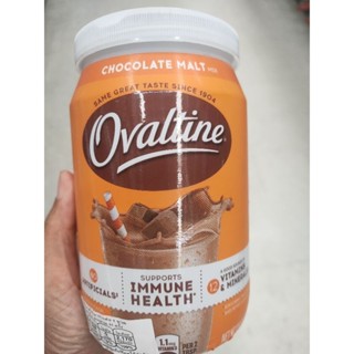 Ovaltine Chocolate Malt เครื่องดื่มมอลต์สกัดช็อคโกแลตปรุงสำเร็จชนิดผง 340กรัม ,