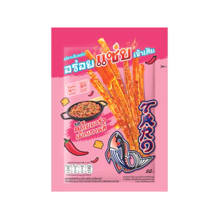 [แพ็ค 12] TARO ทาโร ขนมปลาเส้นชุบน้ำจิ้ม รสคาโบนาร่าเผ็ดเกาหลี 18ก.