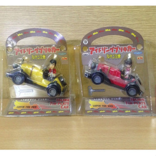 Banpresto : Lupin the 3rd Idling Tinplate Car - Figure Lupin &amp; Fujiko (ขายคู่) - งานแท้ มือ1 สภาพเก่าเก็บ