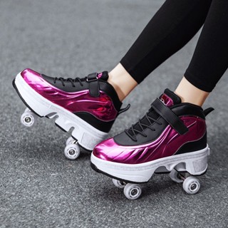 รองเท้าสเก็ต 4 ล้อ/ รองเท้ามีล้อ/ รองเท้า Heelys/ รองเท้า Roller Heelys