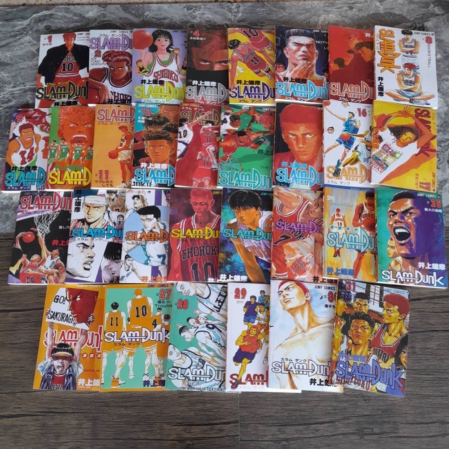 หนังสือการ์ตูน Slam Dunk ภาษาอังกฤษ ชุด 31 เล่ม สลัมดังค์ รูปที่ 3