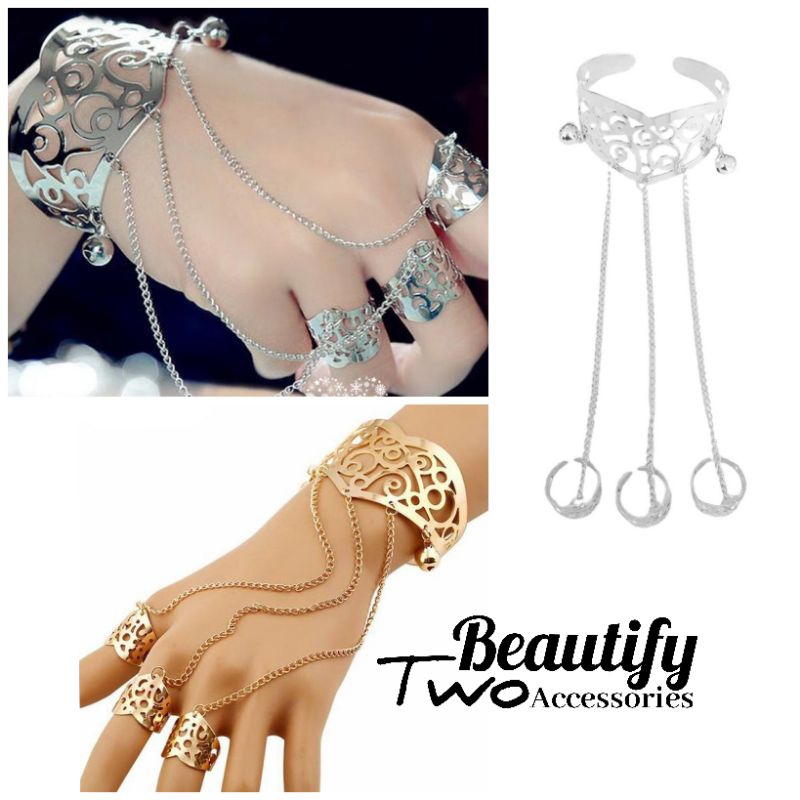 กำไลข้อมือแหวนสวมนิ้วสวยเท่ห์ไม่ซ้ำแบบใคร