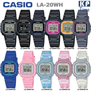 Casio นาฬิกาข้อมือผู้หญิง/เด็ก สายเรซิน รุ่น LA-20WH ของแท้ประกันศูนย์ CMG