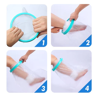 【One_boutique】ถุงหุ้มเฝือกกันน้ำ สำหรับ มือ เท้า ต้นขา สำหรับป้องกันน้ำเข้าเฝือก พลาสเตอร์กันน้ำ ถุงหุ้มเฝือกกันน้ำสำหรั