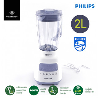 PHILIPS เครื่องปั่นน้ำผลไม้ ขนาด 2 ลิตร รุ่น HR2221