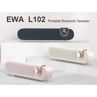 EWA L102 ลำโพงบลูทูธไร้สาย รุ่นใหม่ล่าสุด ดีไซน์ใหม่ V5.0 สามารถต่อสาย AUX ได้