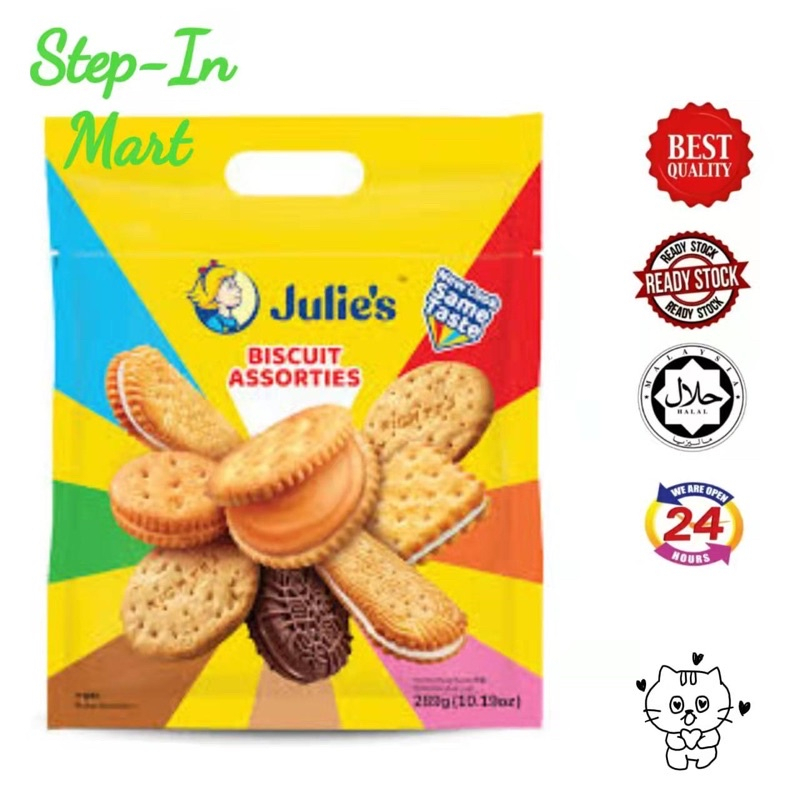 พร้อมส่ง Julie's Biscuit Assorties จูลี่บิสกิตรวมคุ๊กกี้ ขนาด 289 กรัม