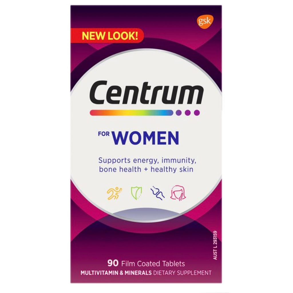 Centrum For Women 90 Tablets Exclusive Size