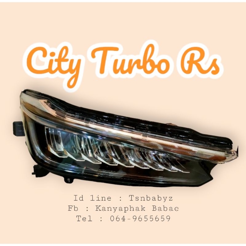ไฟหน้า Honda city turbo rs ของแท้ (ข้างขวา) 2019-2023