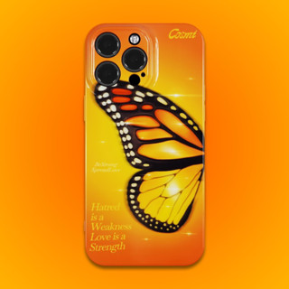 Cosmicase 💯 Yellow Butterfly 🦋 เคสแข็งคลุมเครื่อง ส่งฟรี✅