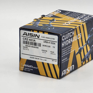 Aisin แม่ปั้มครัชล่าง MAZDA มาสด้า Ford ฟอร์ด BT50 Ranger เรนเจอร์ T5 ดูราทอร์ค 2WD-4WD WLC ปี 2006-2011 CRZ-603A