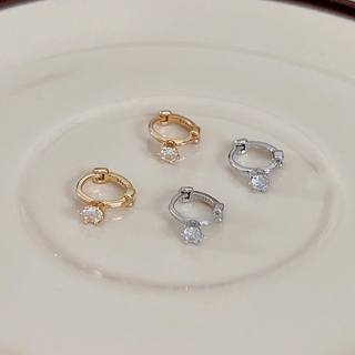 164-littlegirl gifts- Mini diamond hoop earrings