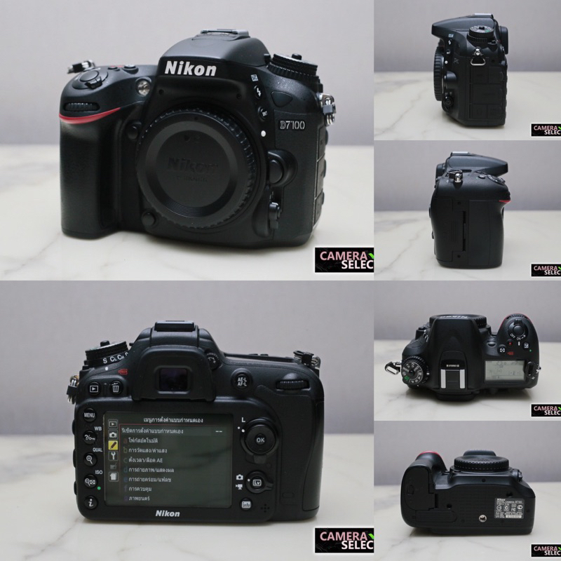 (มือสอง)กล้อง Nikon D7100 body (บอดี้ไม่รวมเลนส์) สภาพสวยใหม่ เมนูไทย ชัตเตอร์น้อยแค่5xxx ใช้งานปกติเต็มระบบ