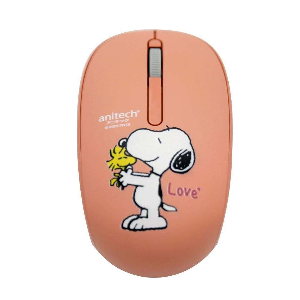 (SNP-W233) Anitech  Wireless Optical Mouse เมาส์ไร้สาย รุ่น SNP-W233pink รับประกัน 2 ปี