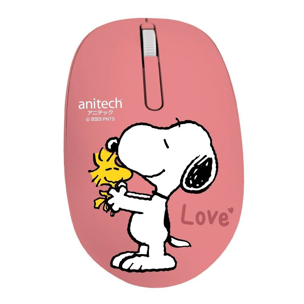 (SNP-W233) Anitech  Wireless Optical Mouse เมาส์ไร้สาย รุ่น SNP-W233pink รับประกัน 2 ปี