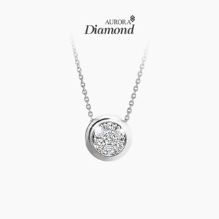 Aurora Diamond จี้เพชรพลอยพร้อมสร้อยคอ Lucky Collection 2 style in 1