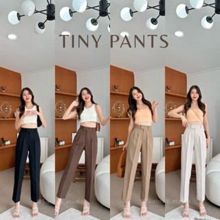 New!!! Tiny pants (บ09)🧵 กางเกงกระบอกเล็ก 9 ส่วน  แต่งตะขอขอบยื่น