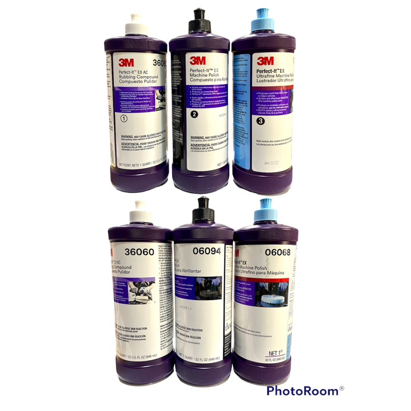 (3M แพ็ค 3 ขวด) PN36060 + PN06094 + PN06068 เบอร์ 1 + เบอร์ 2 + เบอร์ 3 ขนาด 946 มล.