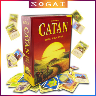 เกมกีฬา Catan ประสบการณ์การ์ดหลายคนที่จำเป็นสำหรับความสนุกสนานและบรรจุภัณฑ์ที่สวยงาม