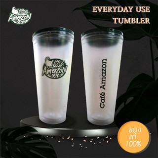 ❤️ Café Amazon Everyday Use Tumbler แก้วพลาสติก ลายโลโก้ คาเฟ่ อเมซอน❤️