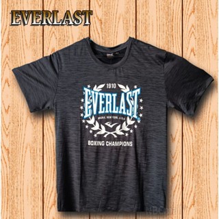 เสื้อยืด Everlast เสื้อลำลองเสื้อแฟชั่นเนื้อผ้าผสม cotton กับ spendex