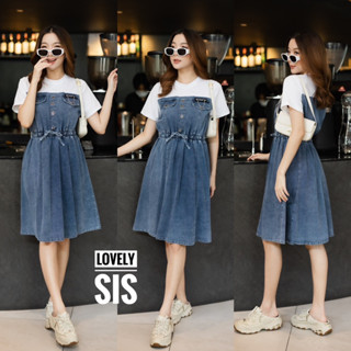 🌈🌿🌸🌼🌺💙🧡🇰🇷Jeans Patch Cotton Dress